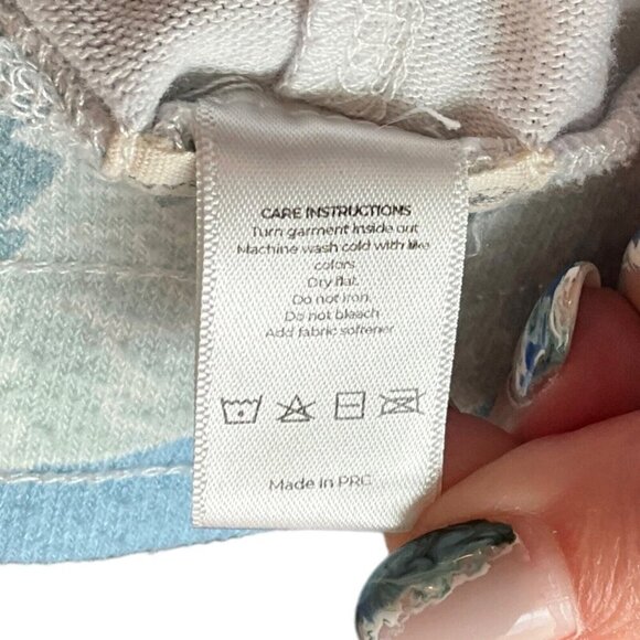 Aspen Dream Size XS Cozy Pajama Bottoms Rocky Mountain Blue Multicolor PJs Sleep - Picture 8 of 8